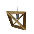 Modern house lighting single loft wood pendant lamp